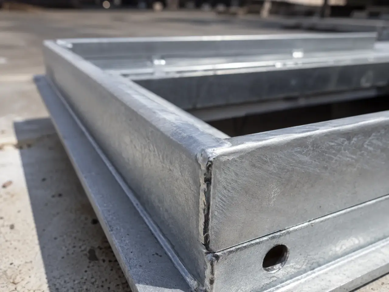 Access Hatch Covers in Scarborough being fabricated and installed by The Grate Guys
