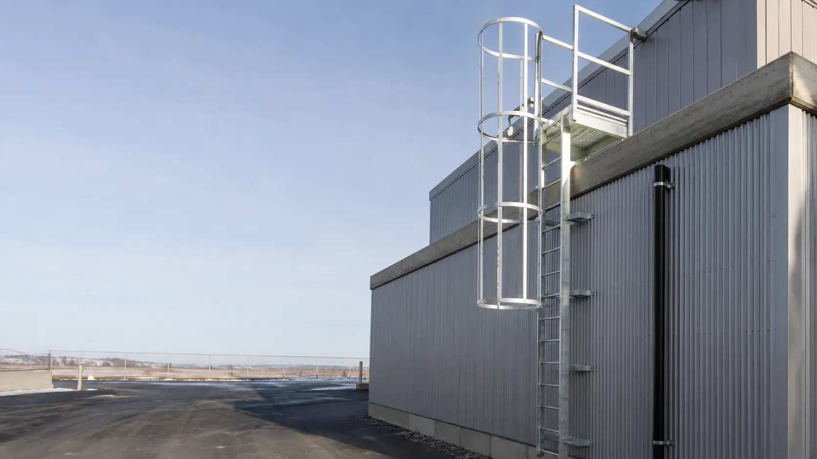 Access Ladders in Newmarket, Ontario, fabricated and installed by The Grate Guys