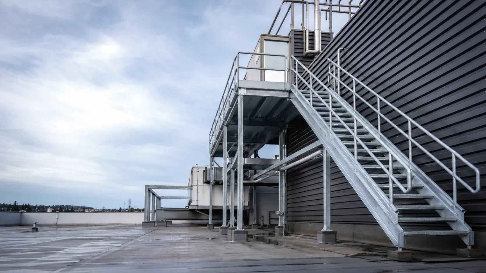 Access Platforms in Georgetown, Ontario, fabricated and installed by The Grate Guys