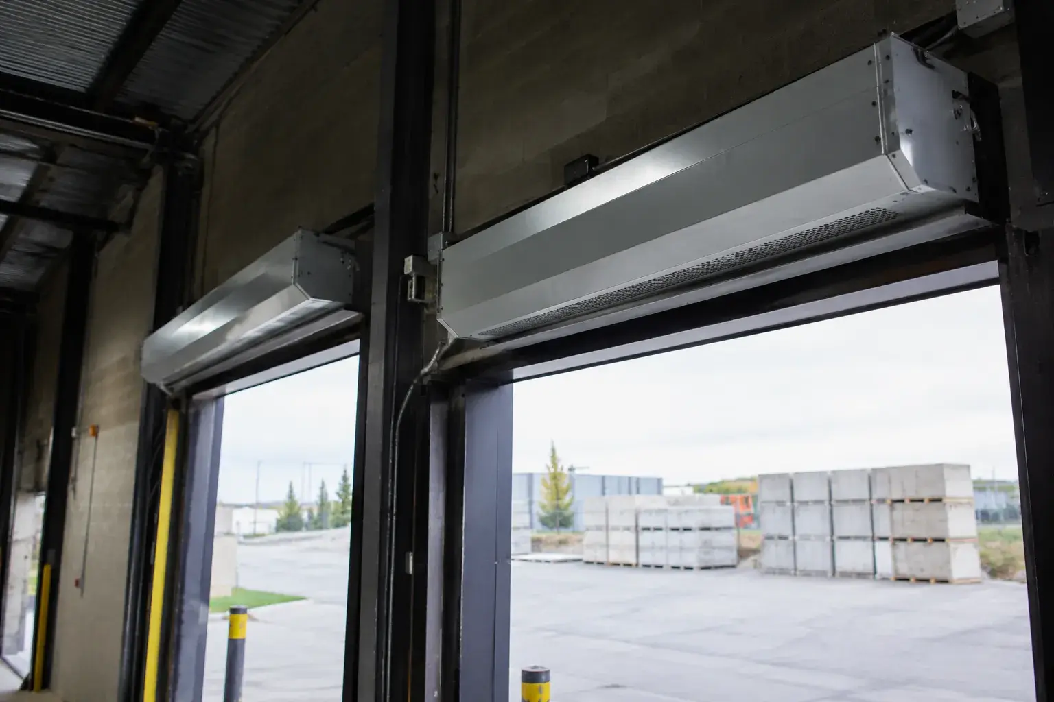 Air Curtains in Caledon, Ontario, fabricated and installed by The Grate Guys