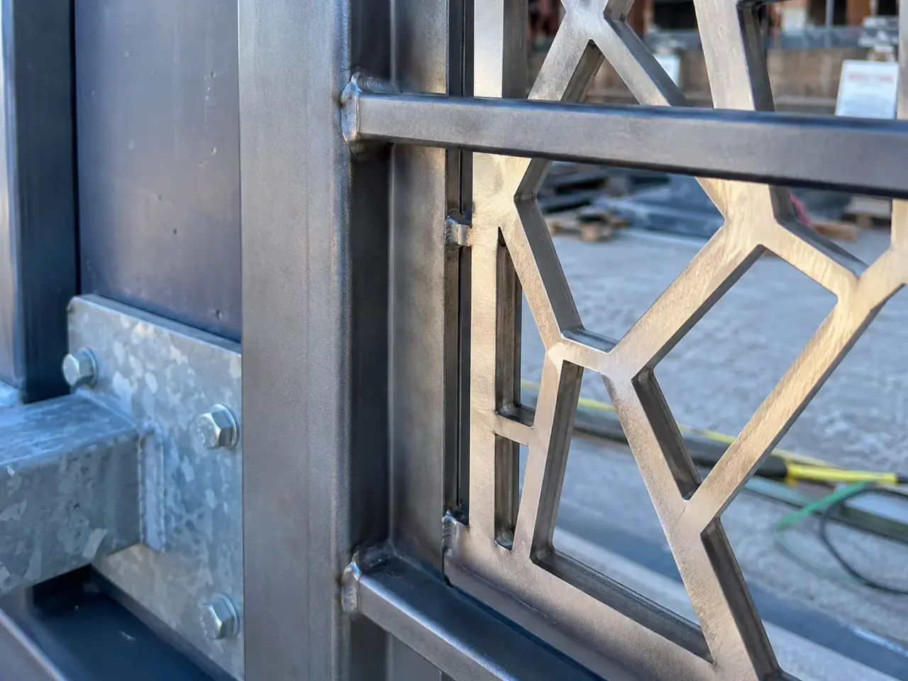 Architectural Metal Screens in Georgetown being fabricated and installed by The Grate Guys