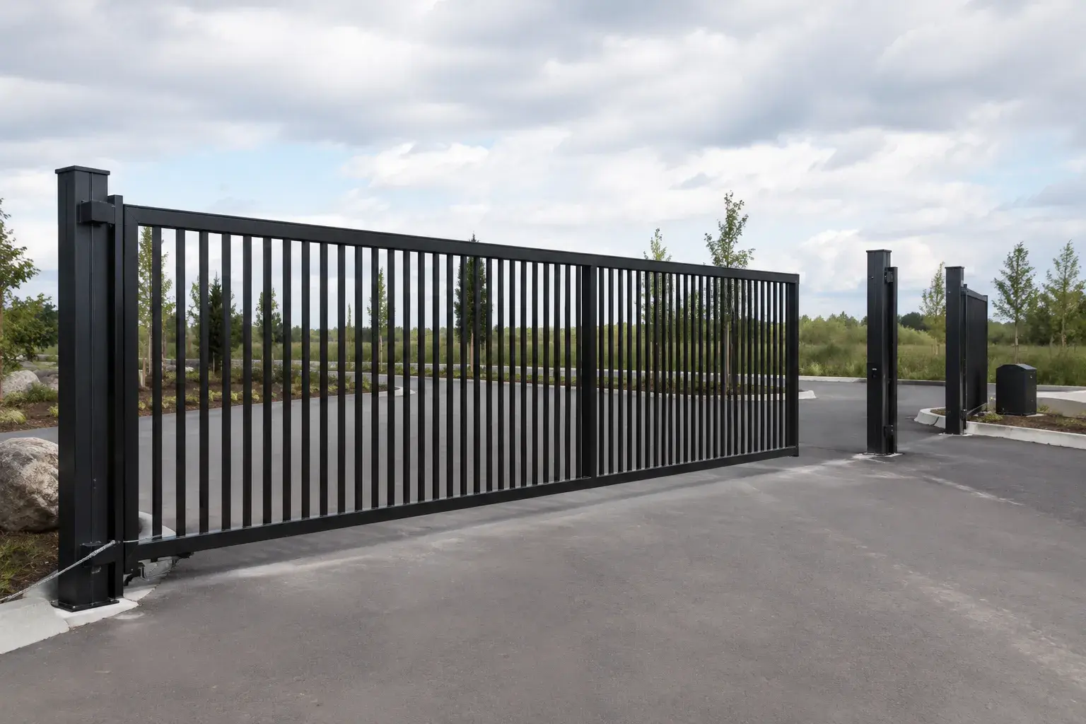 Automatic Gate Systems in Georgetown, Ontario, fabricated and installed by The Grate Guys