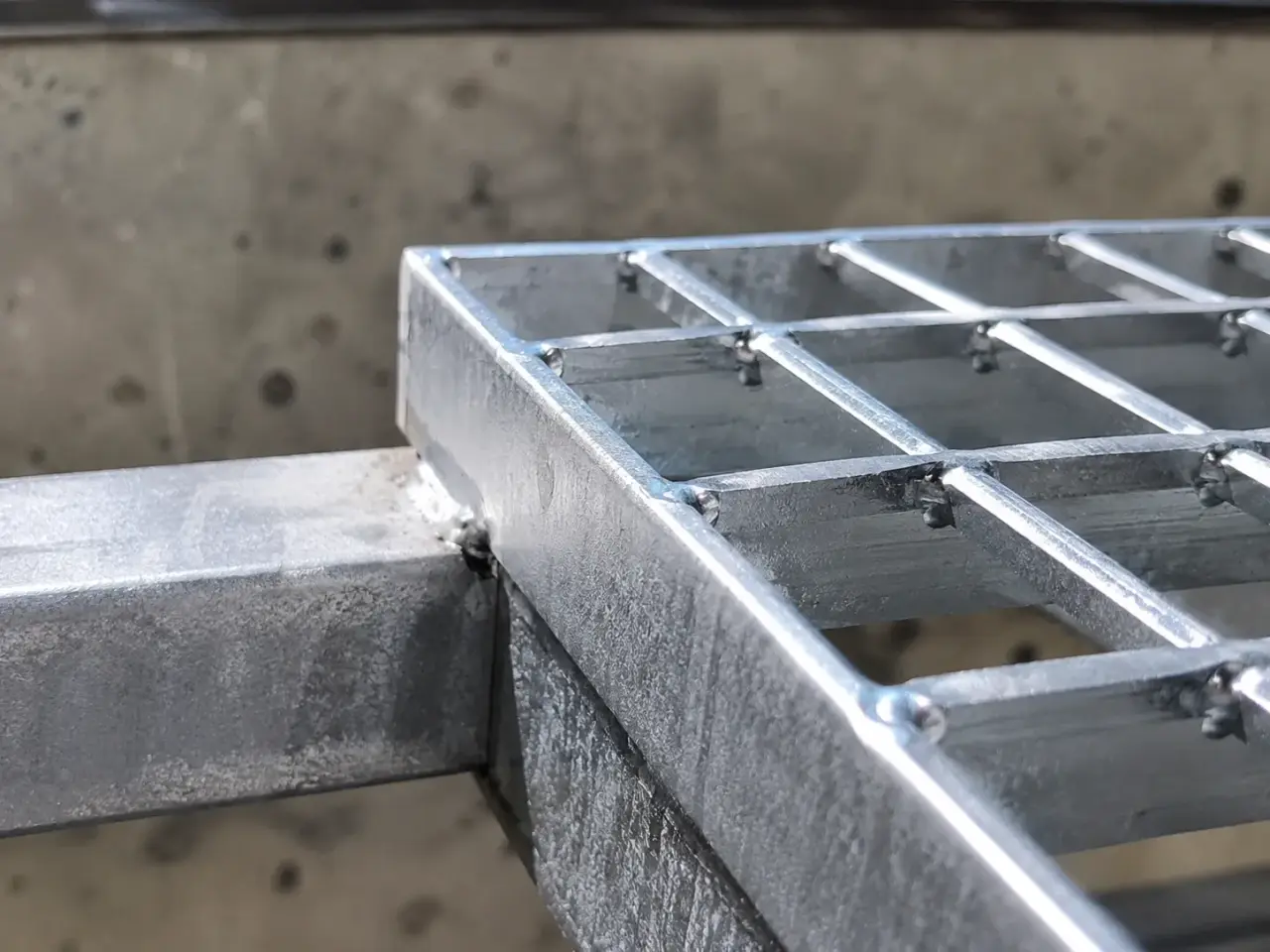 Bar Grating being fabricated and installed by The Grate Guys