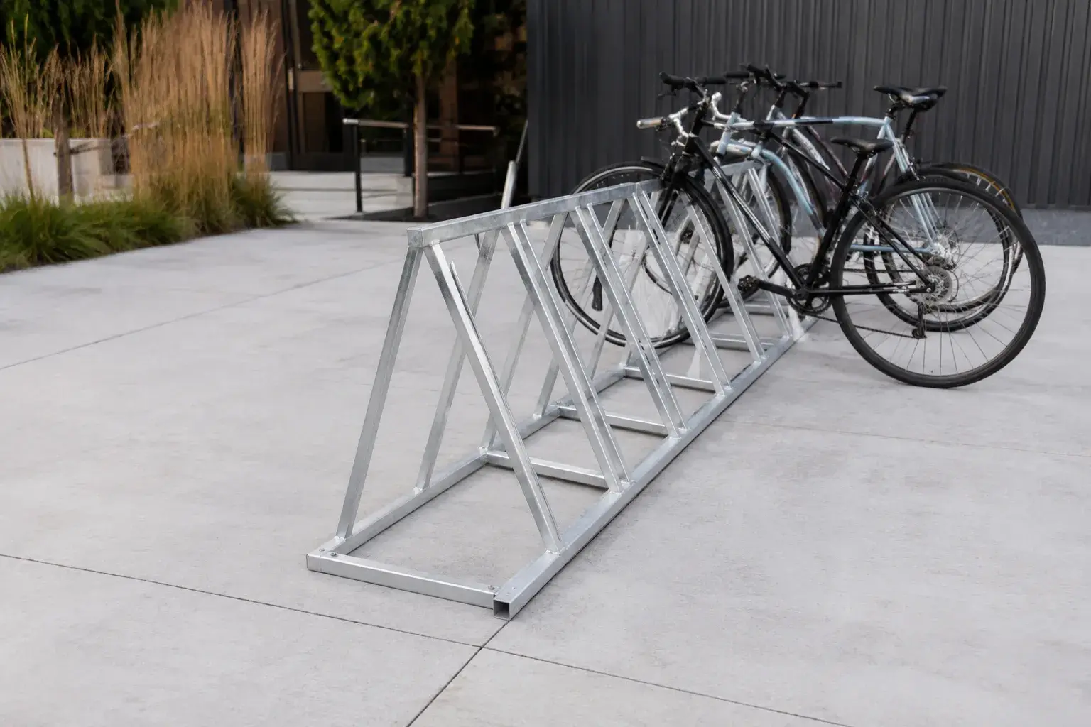 Bike Racks in Georgetown, Ontario, fabricated and installed by The Grate Guys
