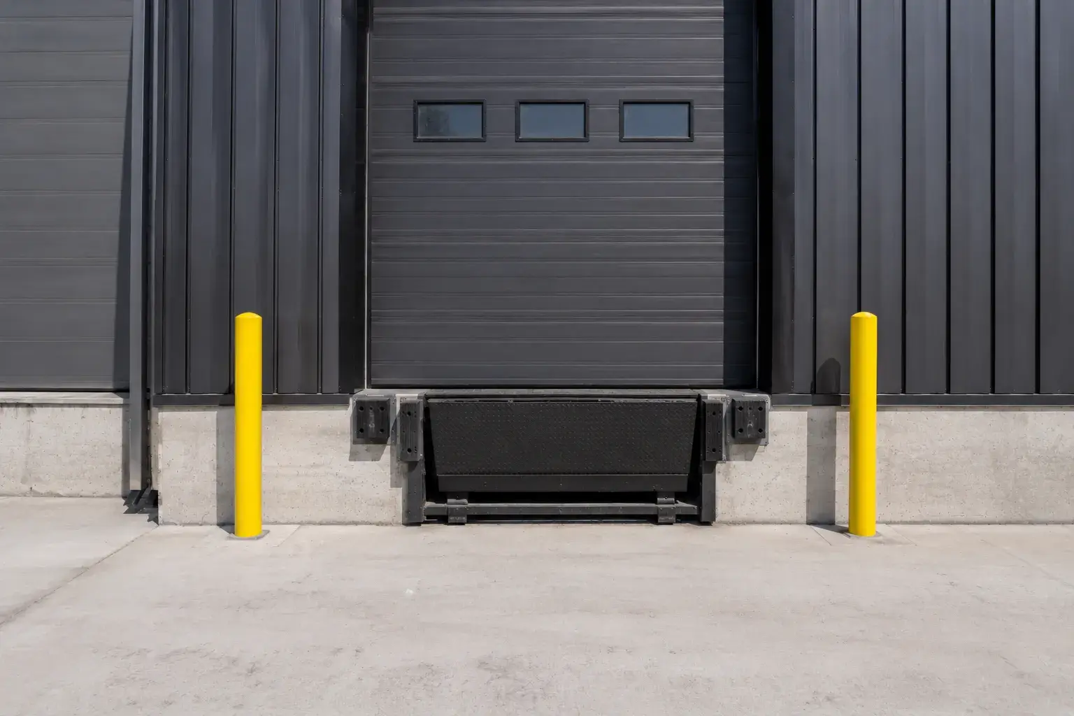 Bollards, fabricated and installed by The Grate Guys