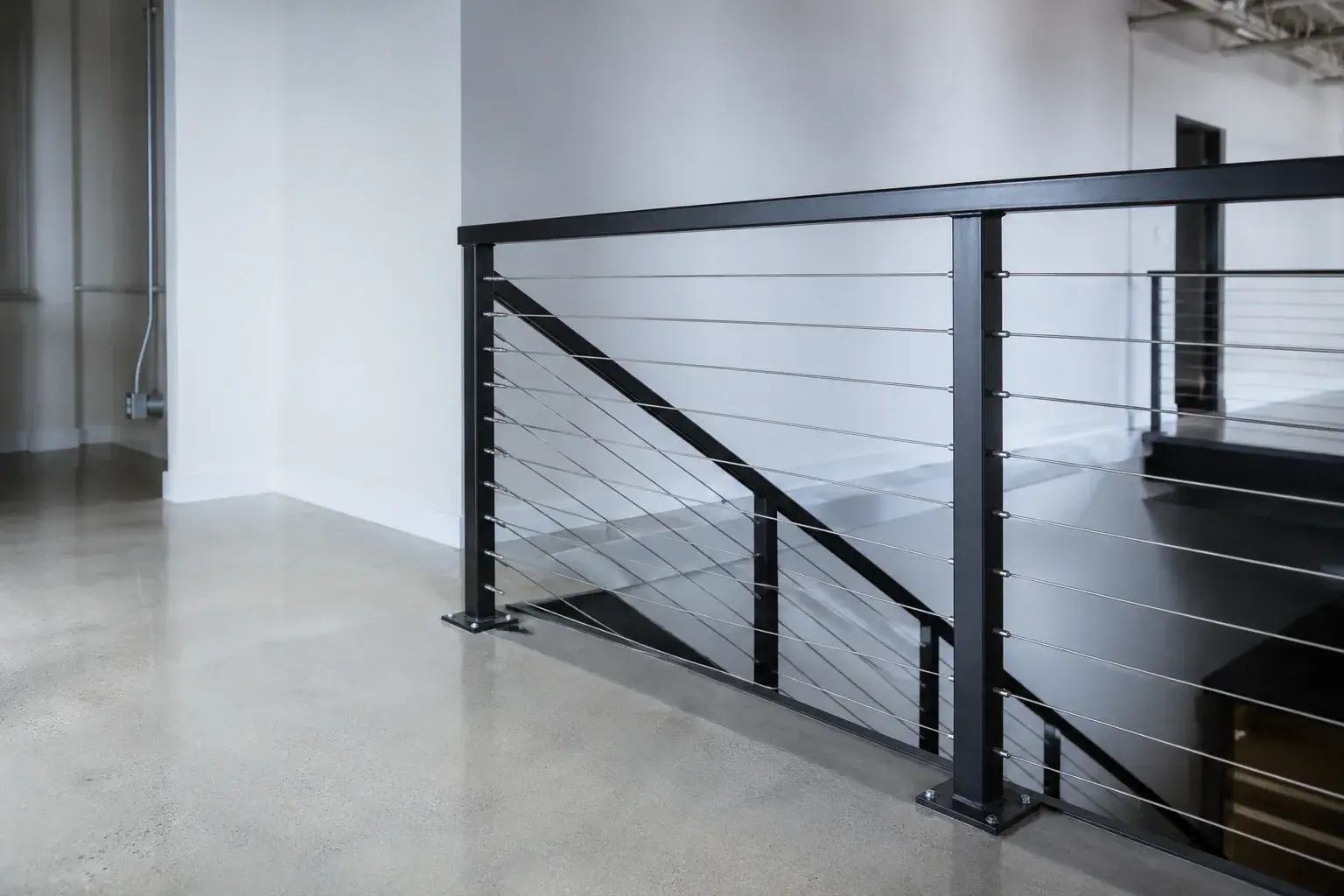 Cable Railing, fabricated and installed by The Grate Guys