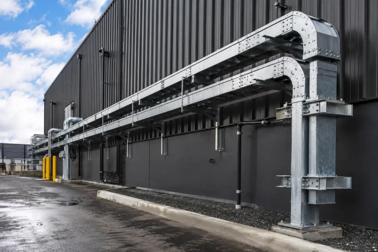 Completed Cable Trays installation by The Grate Guys