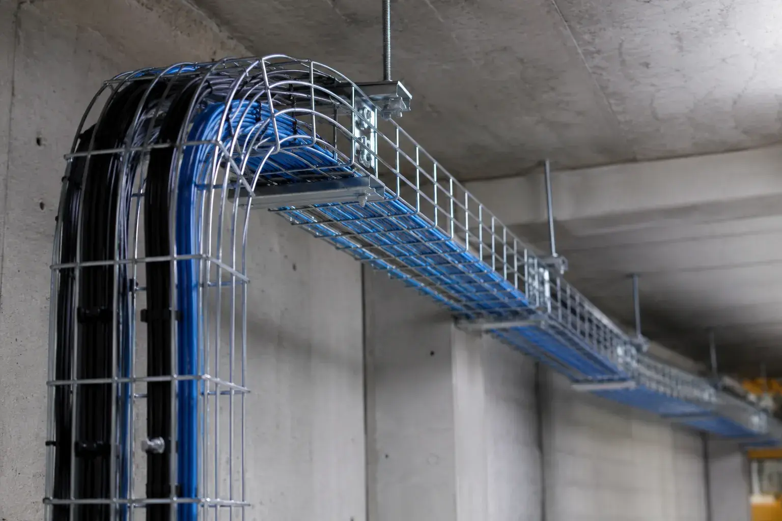 Cable Trays, fabricated and installed by The Grate Guys