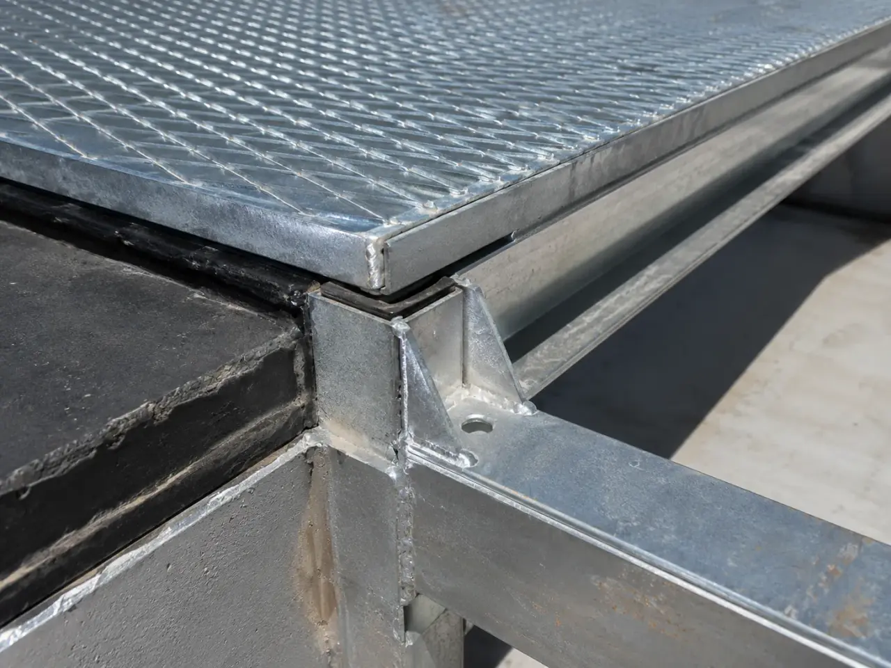 Cable Trench Covers being fabricated and installed by The Grate Guys