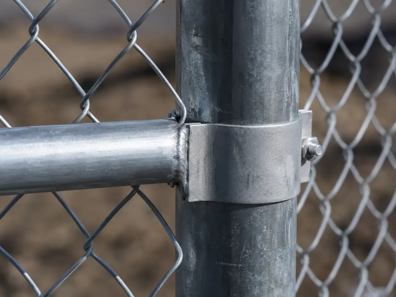 Chain Link Fencing being fabricated and installed by The Grate Guys