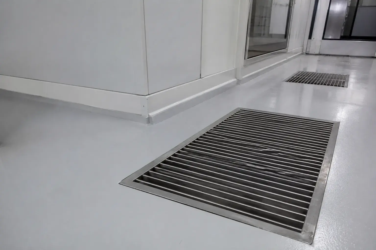 Cleanroom Grates, fabricated and installed by The Grate Guys