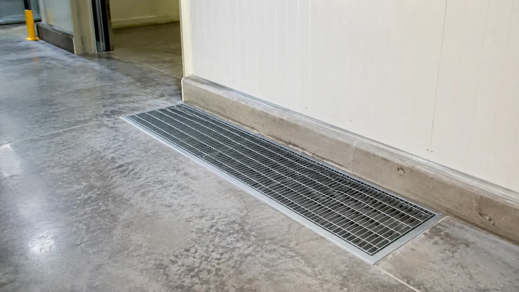 Cold Room Grates in Markham, Ontario, fabricated and installed by The Grate Guys