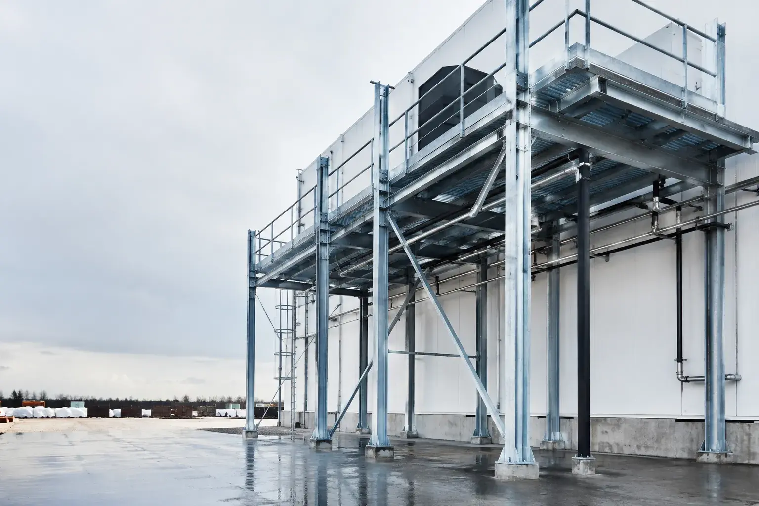 Cold Storage Structural Steel in Windsor, Ontario, fabricated and installed by The Grate Guys