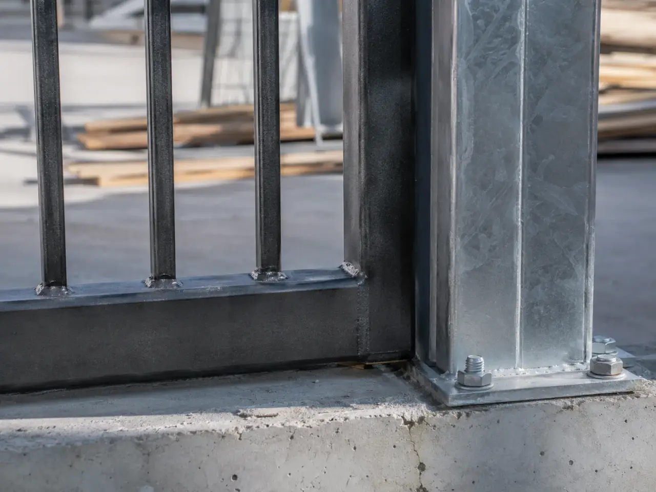 Commercial Facility Protection being fabricated and installed by The Grate Guys