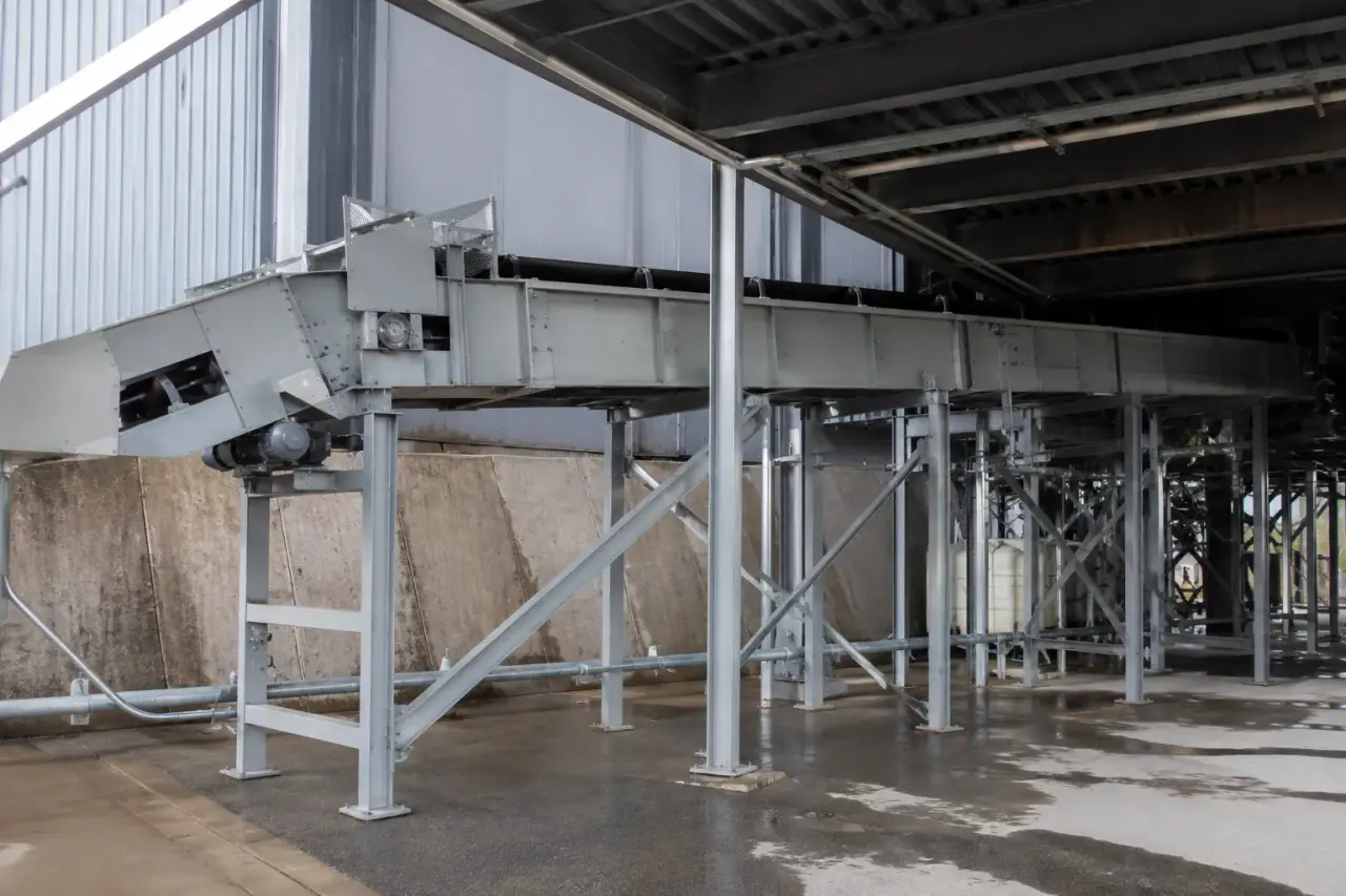 Completed Conveyor Frames installation by The Grate Guys