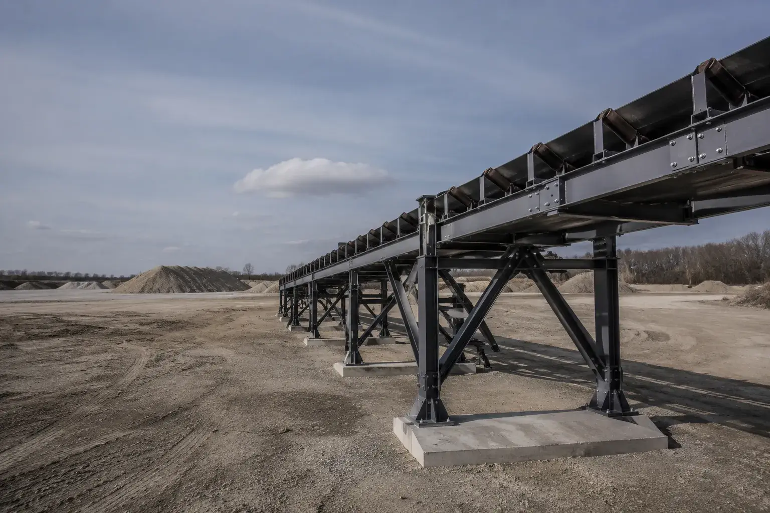 Conveyor Frames, fabricated and installed by The Grate Guys