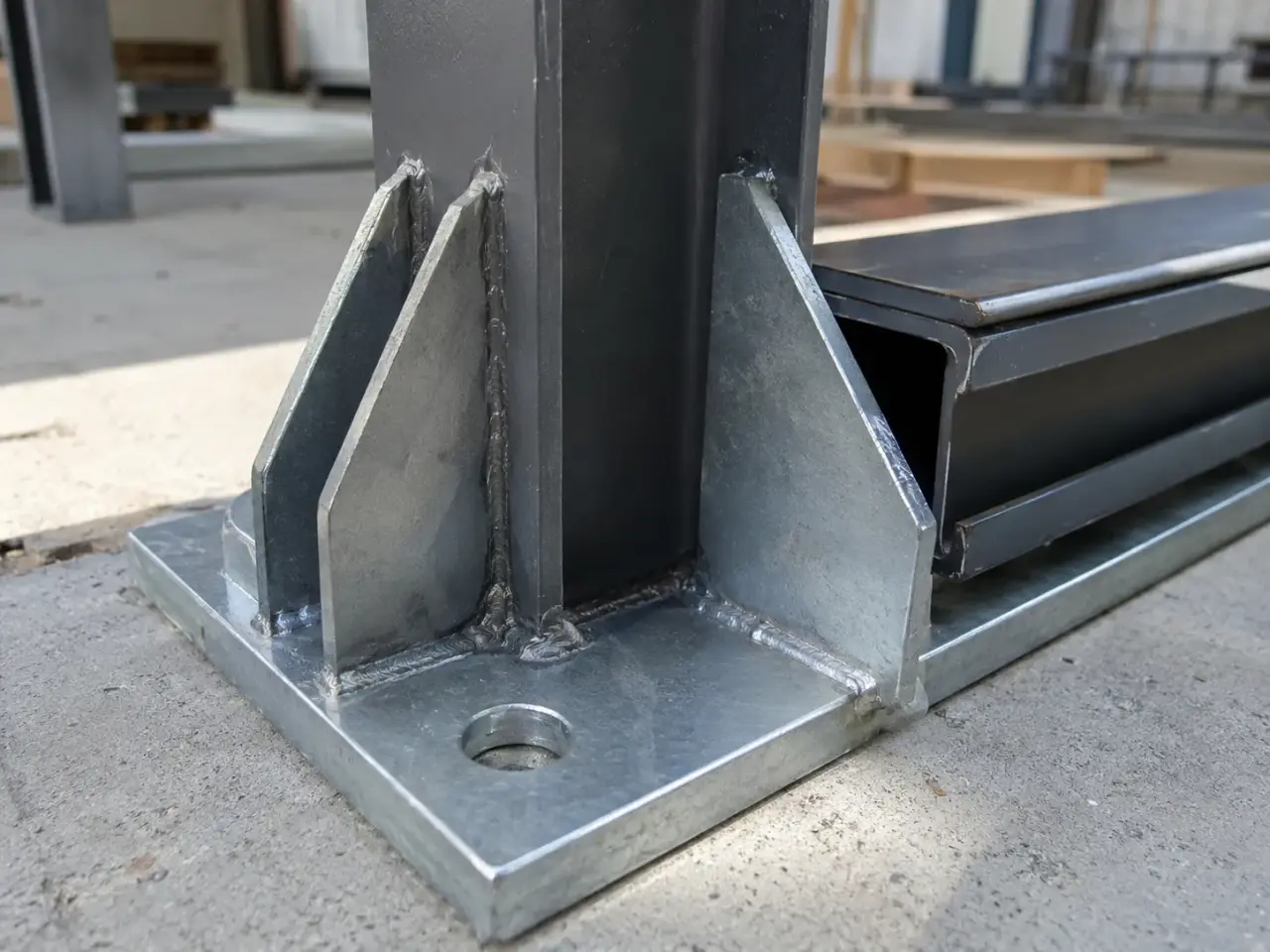Crane Runway Reinforcing in Milton being fabricated and installed by The Grate Guys