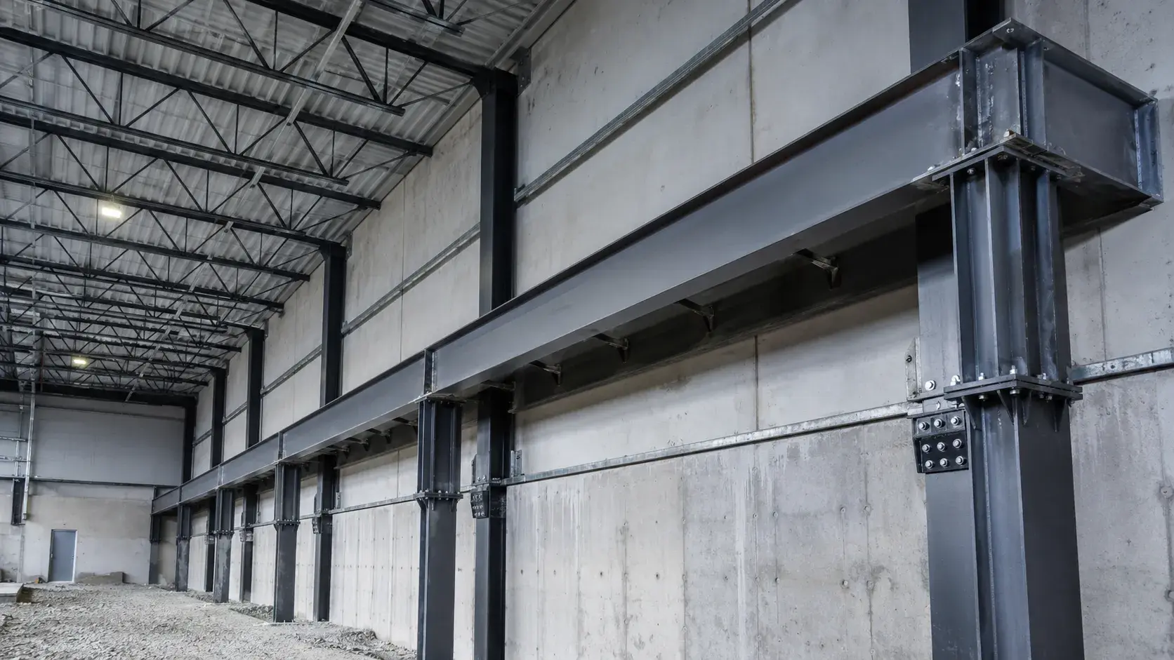 Crane Runway Reinforcing in Milton, Ontario, fabricated and installed by The Grate Guys