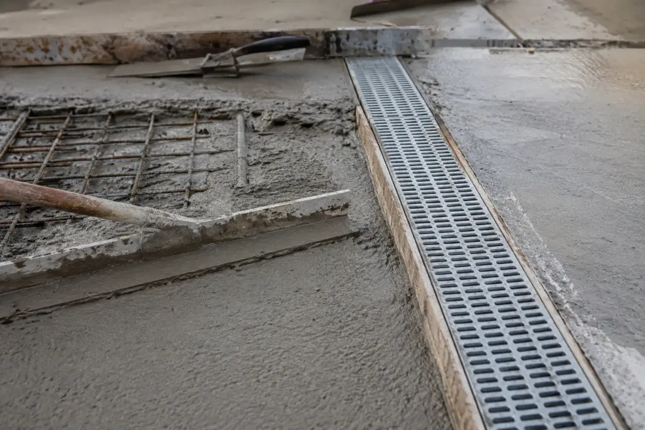 Completed Custom Drainage Solutions installation in Ajax by The Grate Guys