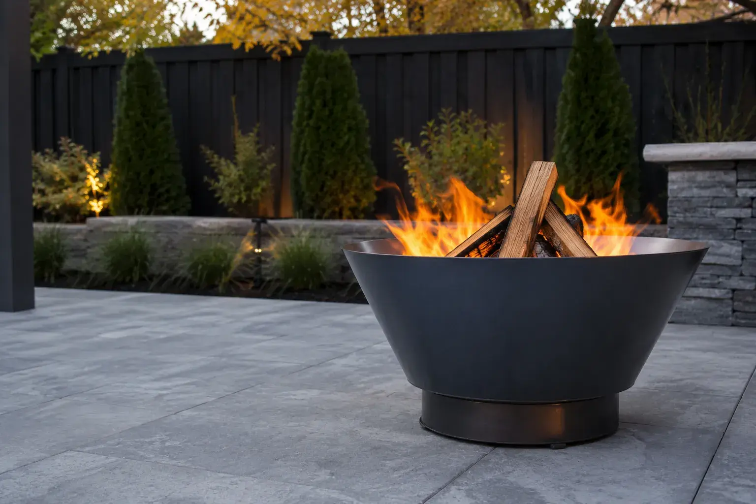 Custom Fire Pits in Niagara Falls, Ontario, fabricated and installed by The Grate Guys