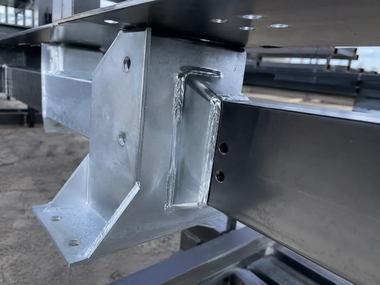 Custom Steel Brackets in Barrie being fabricated and installed by The Grate Guys
