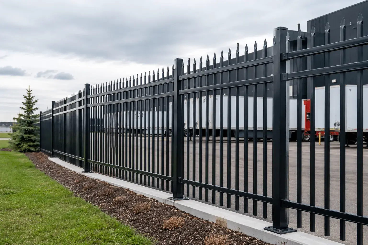Decorative Metal Fencing in Ajax, Ontario, fabricated and installed by The Grate Guys