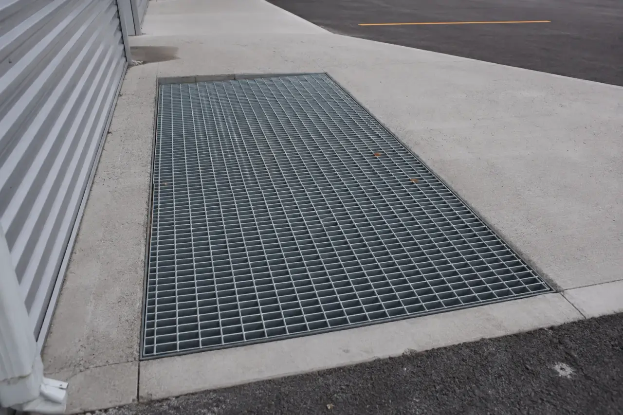 Completed Decorative Metal Grates installation by The Grate Guys