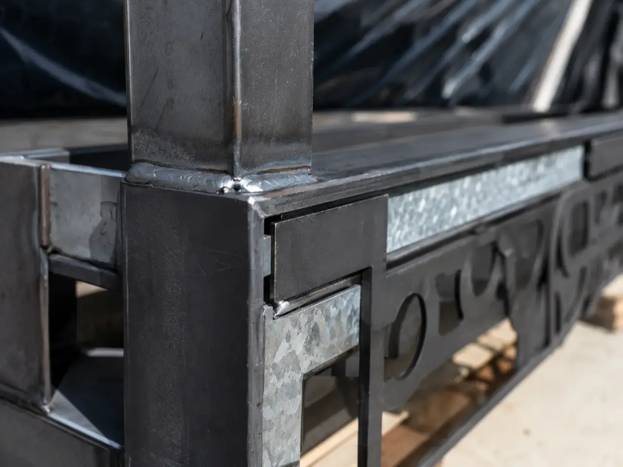 Decorative Metal Panels in Georgetown being fabricated and installed by The Grate Guys