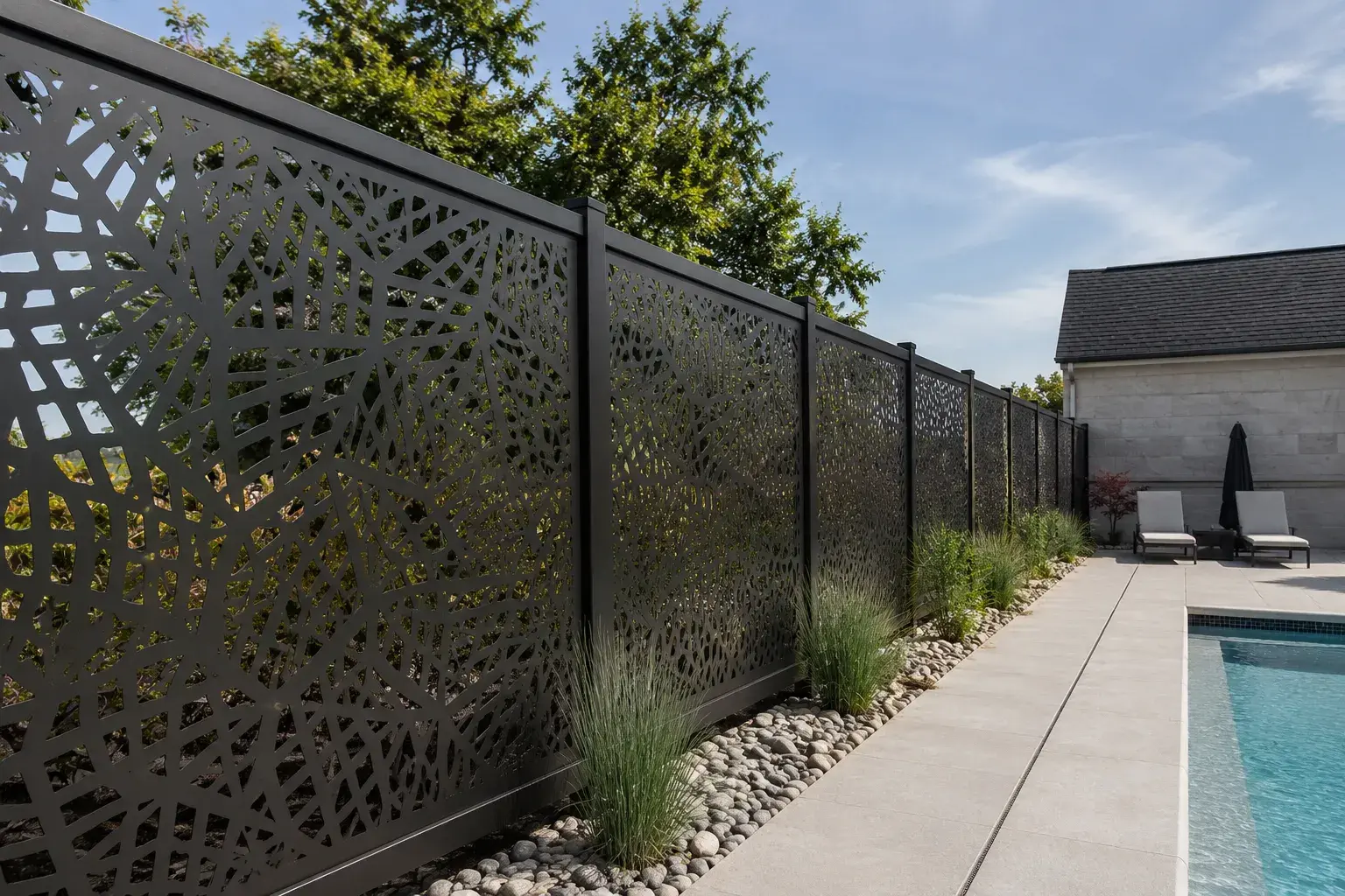 Decorative Metal Panels in Georgetown, Ontario, fabricated and installed by The Grate Guys
