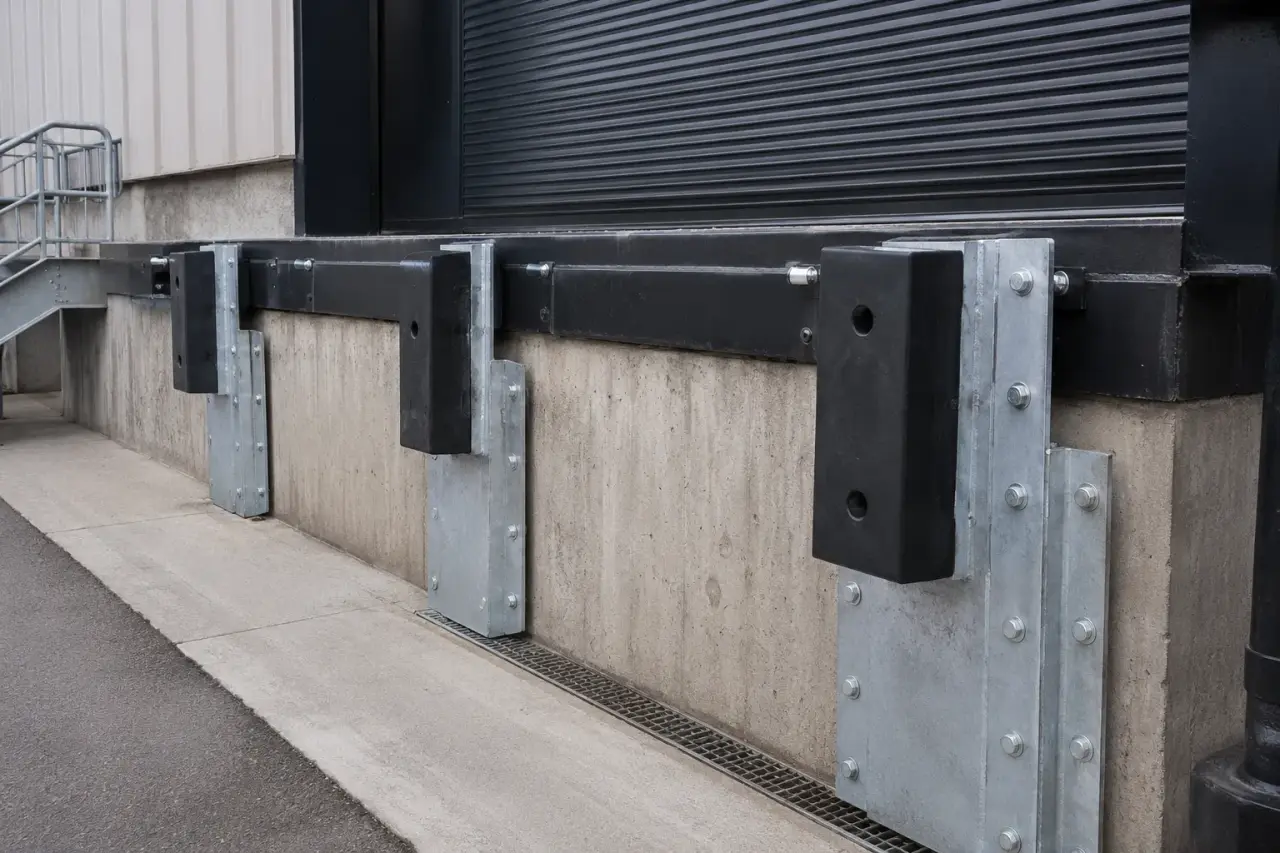 Completed Dock Bumpers installation by The Grate Guys