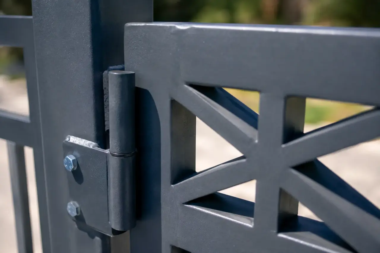 Driveway Gates in Ajax being fabricated and installed by The Grate Guys