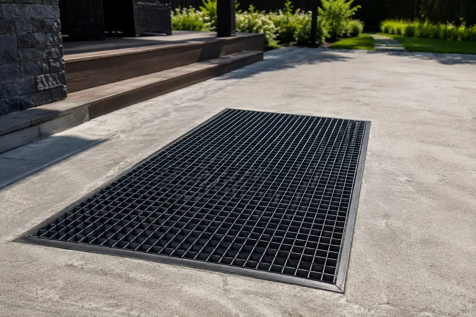 Driveway Grates in Markham, Ontario, fabricated and installed by The Grate Guys