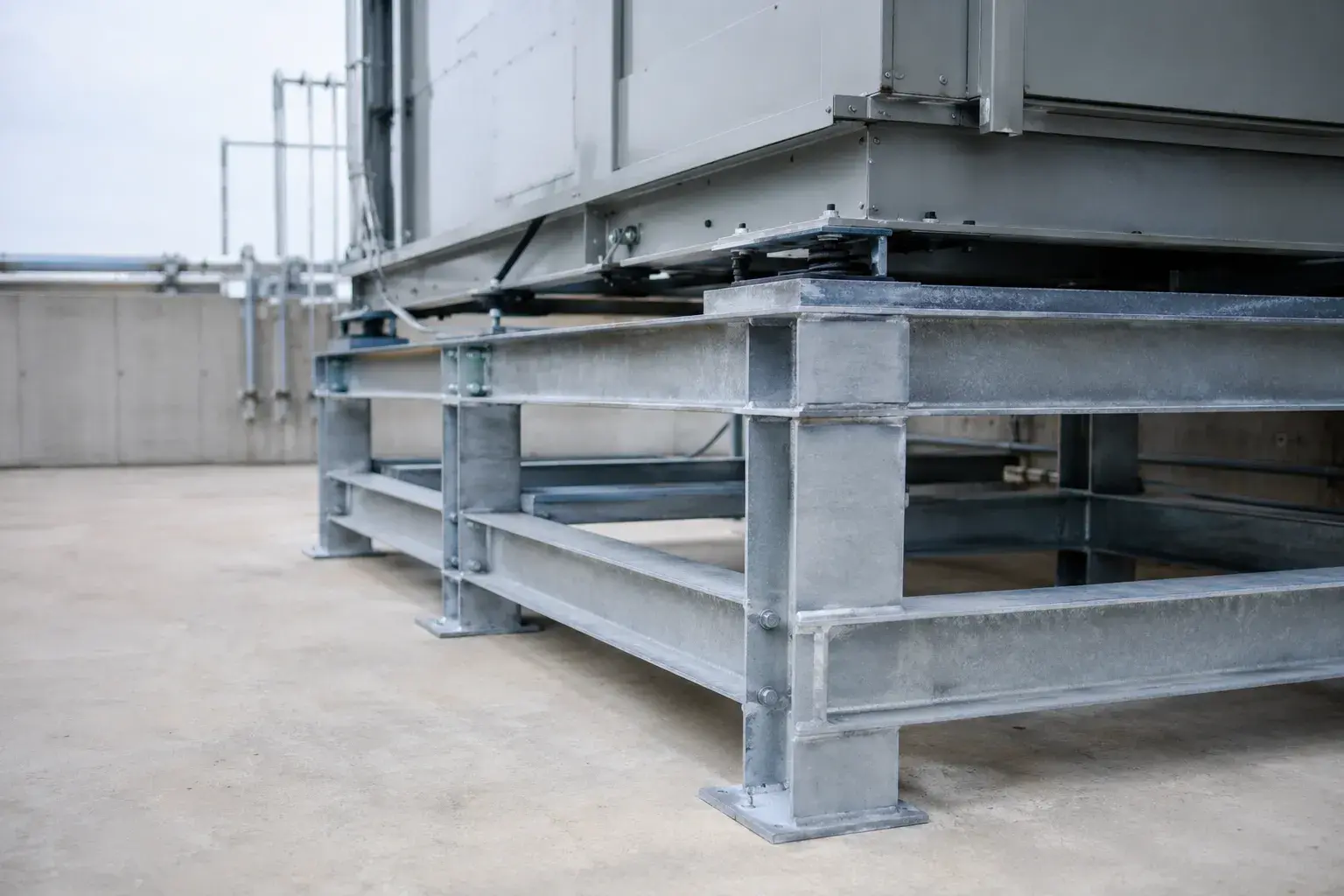 Dunnage Steel in Markham, Ontario, fabricated and installed by The Grate Guys