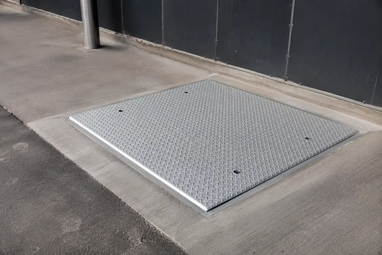 Electrical Vault Covers being fabricated and installed by The Grate Guys