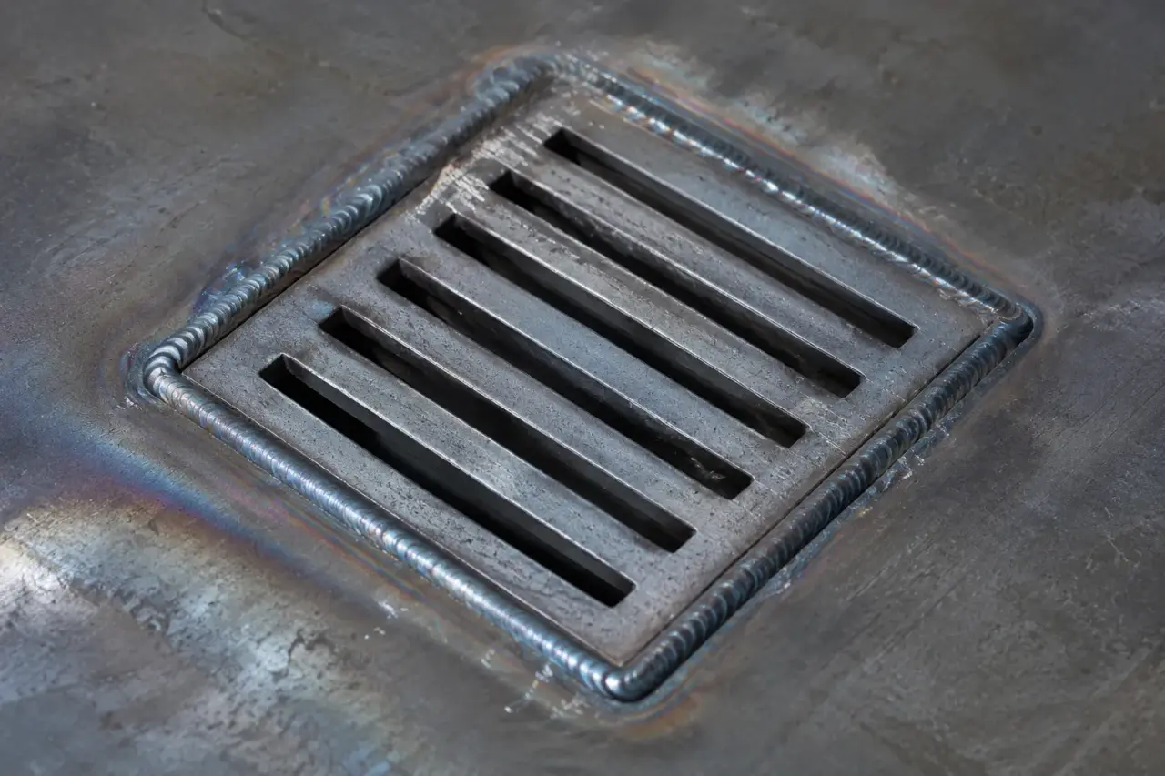 Emergency Metal Repair in Georgetown being fabricated and installed by The Grate Guys