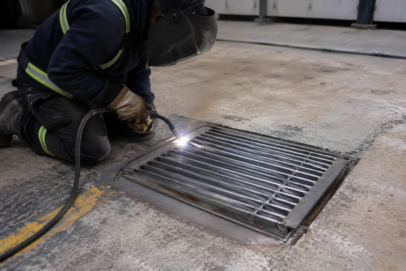 Emergency Metal Repair in Georgetown, Ontario, fabricated and installed by The Grate Guys