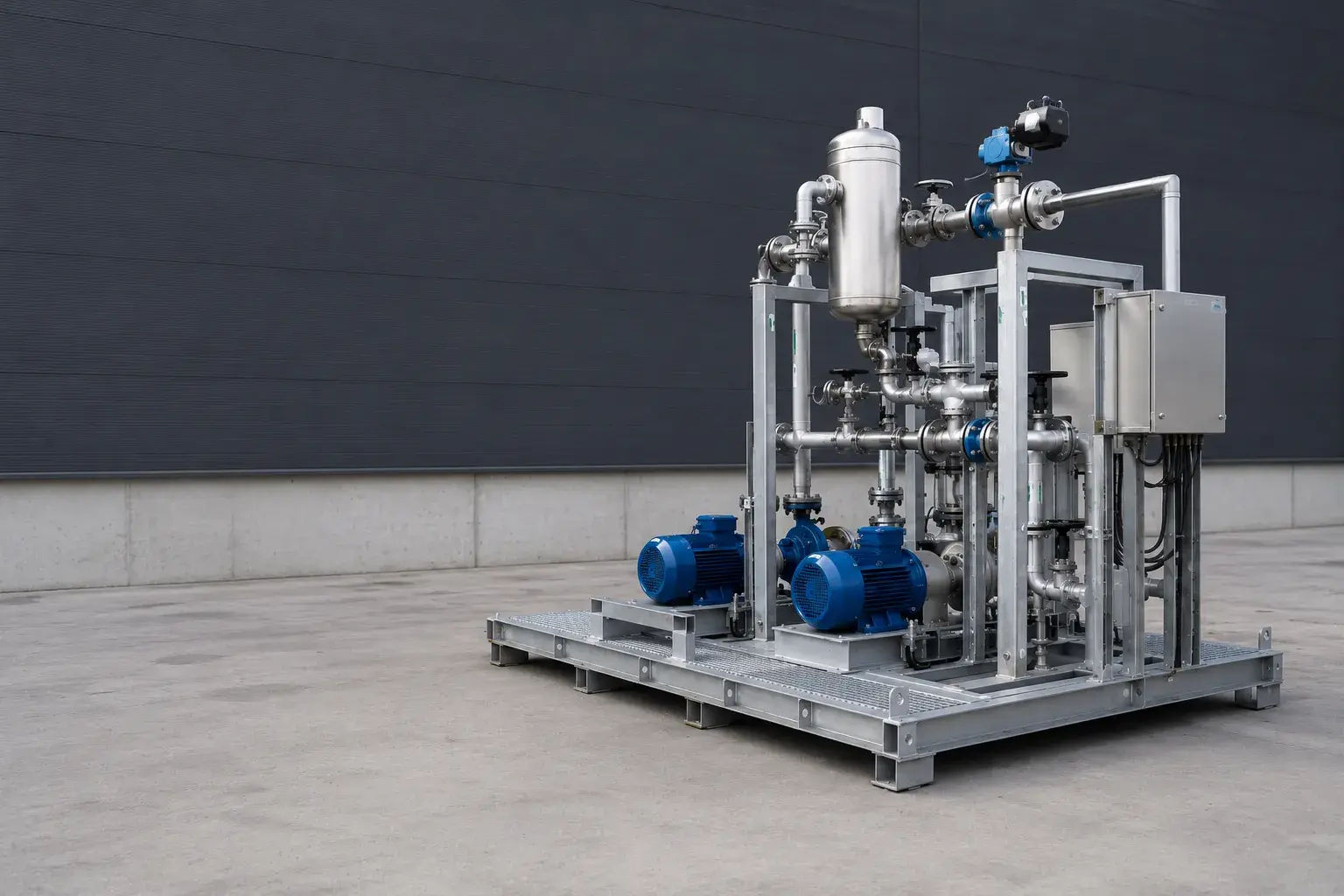 Equipment Skids, fabricated and installed by The Grate Guys