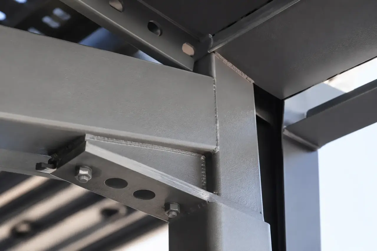EV Charging Canopies being fabricated and installed by The Grate Guys