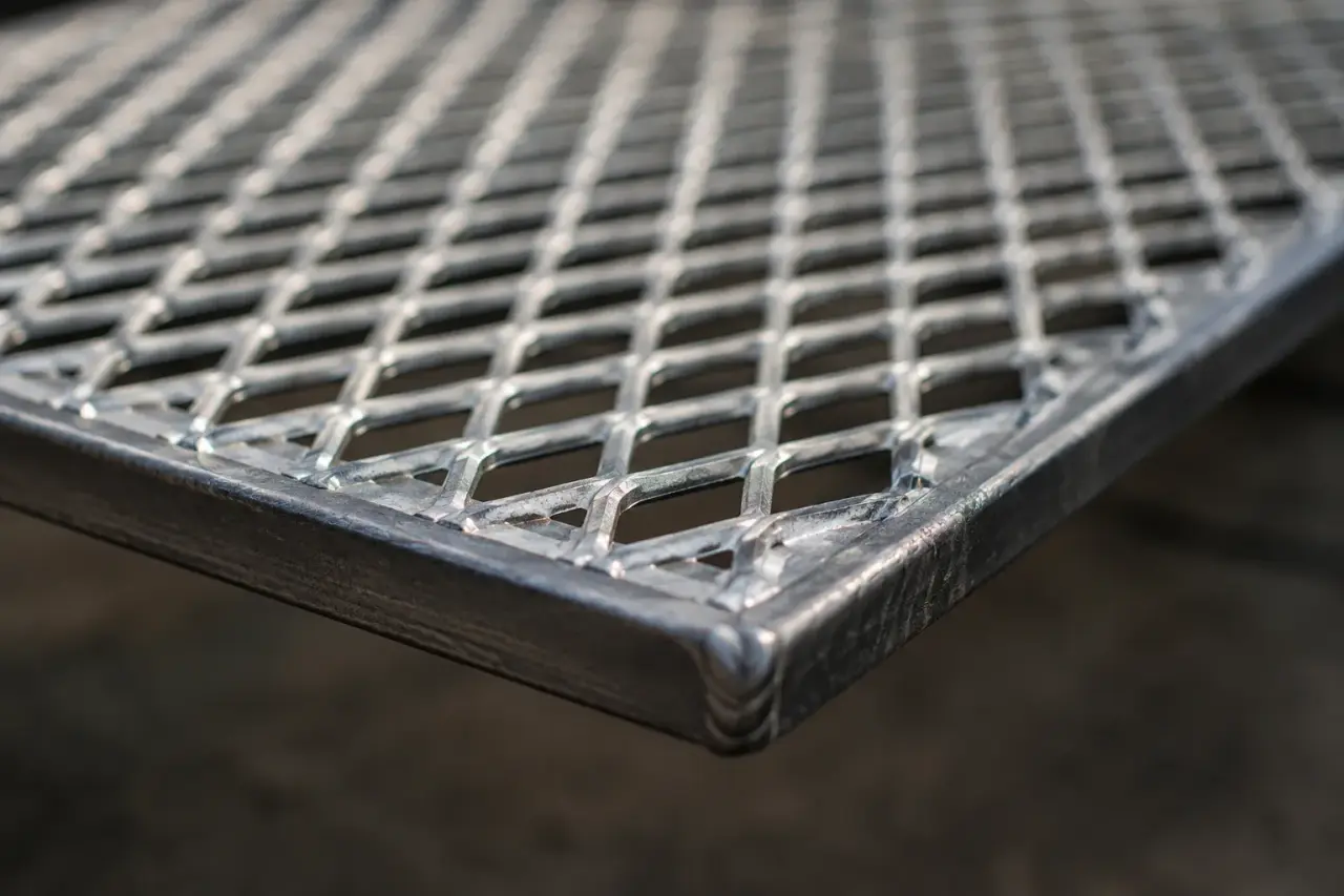 Expanded Metal in Georgetown being fabricated and installed by The Grate Guys