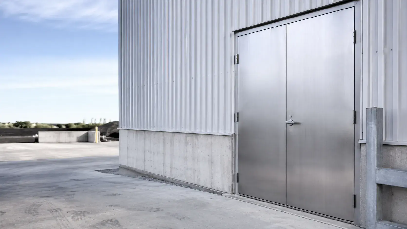 Food Grade Doors in Georgetown, Ontario, fabricated and installed by The Grate Guys
