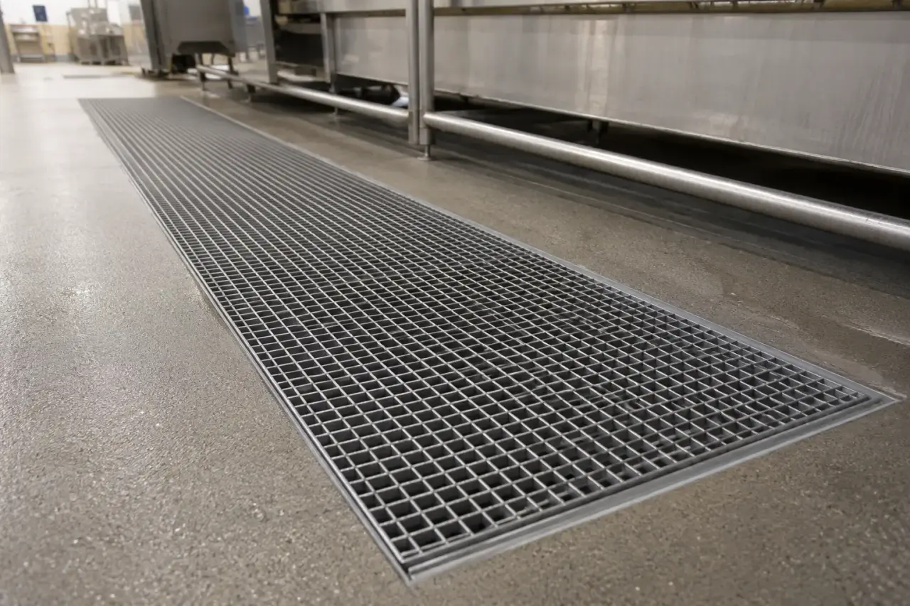 Food Grade Grates in Guelph being fabricated and installed by The Grate Guys