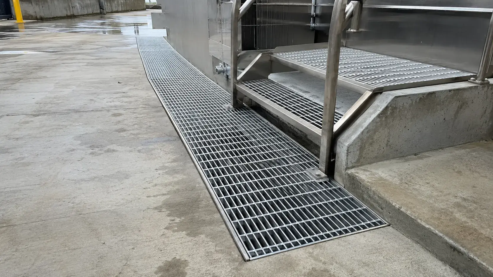 Food Grade Grates in Guelph, Ontario, fabricated and installed by The Grate Guys
