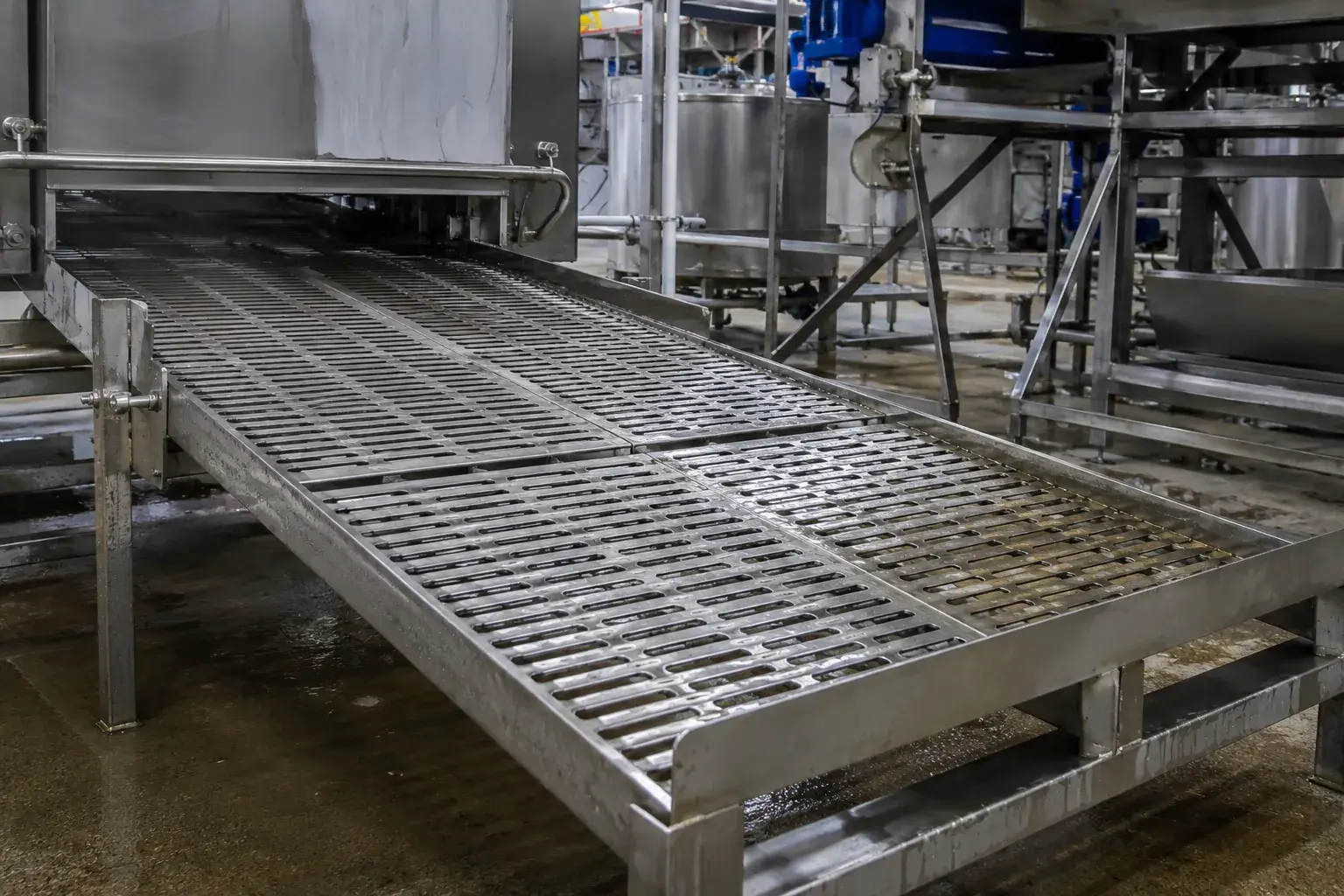 Food Processing Grates in Guelph, Ontario, fabricated and installed by The Grate Guys