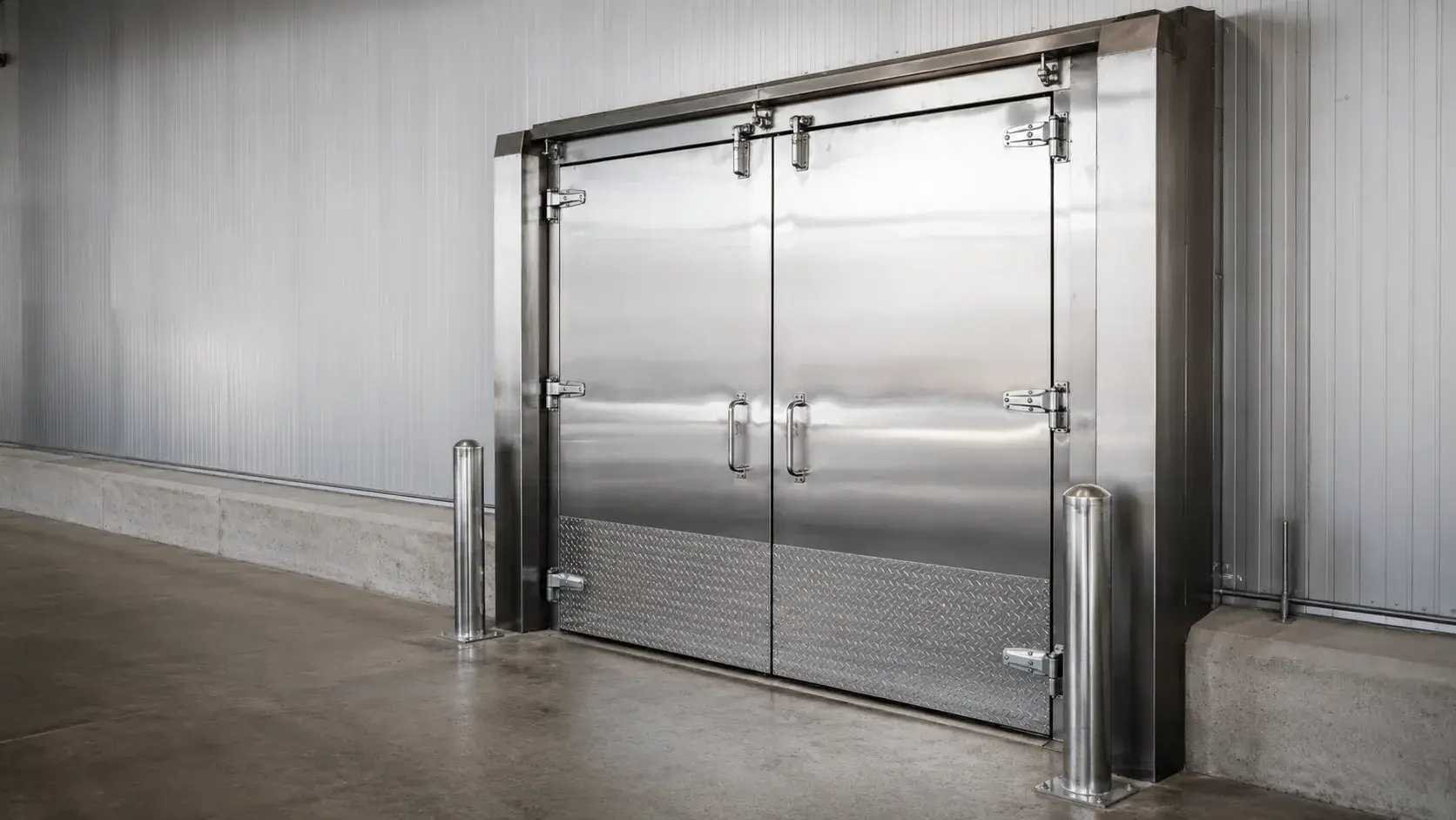Freezer Doors in Georgetown, Ontario, fabricated and installed by The Grate Guys