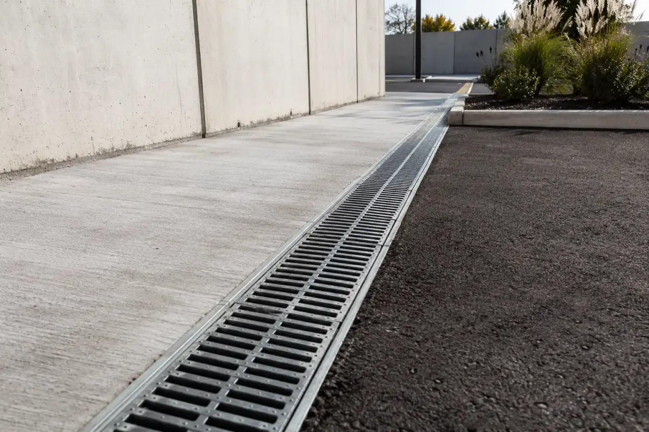 Completed French Drain Installation by The Grate Guys