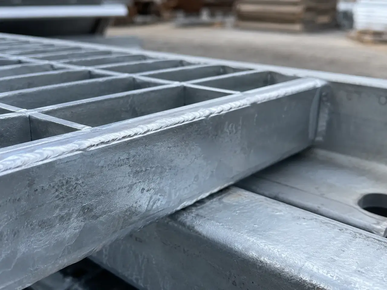 Galvanized Grates in Bradford being fabricated and installed by The Grate Guys