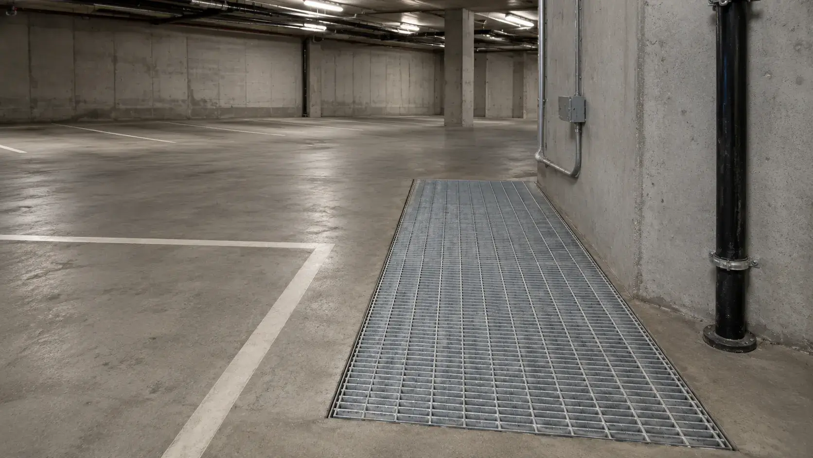 Galvanized Grates in Bradford, Ontario, fabricated and installed by The Grate Guys