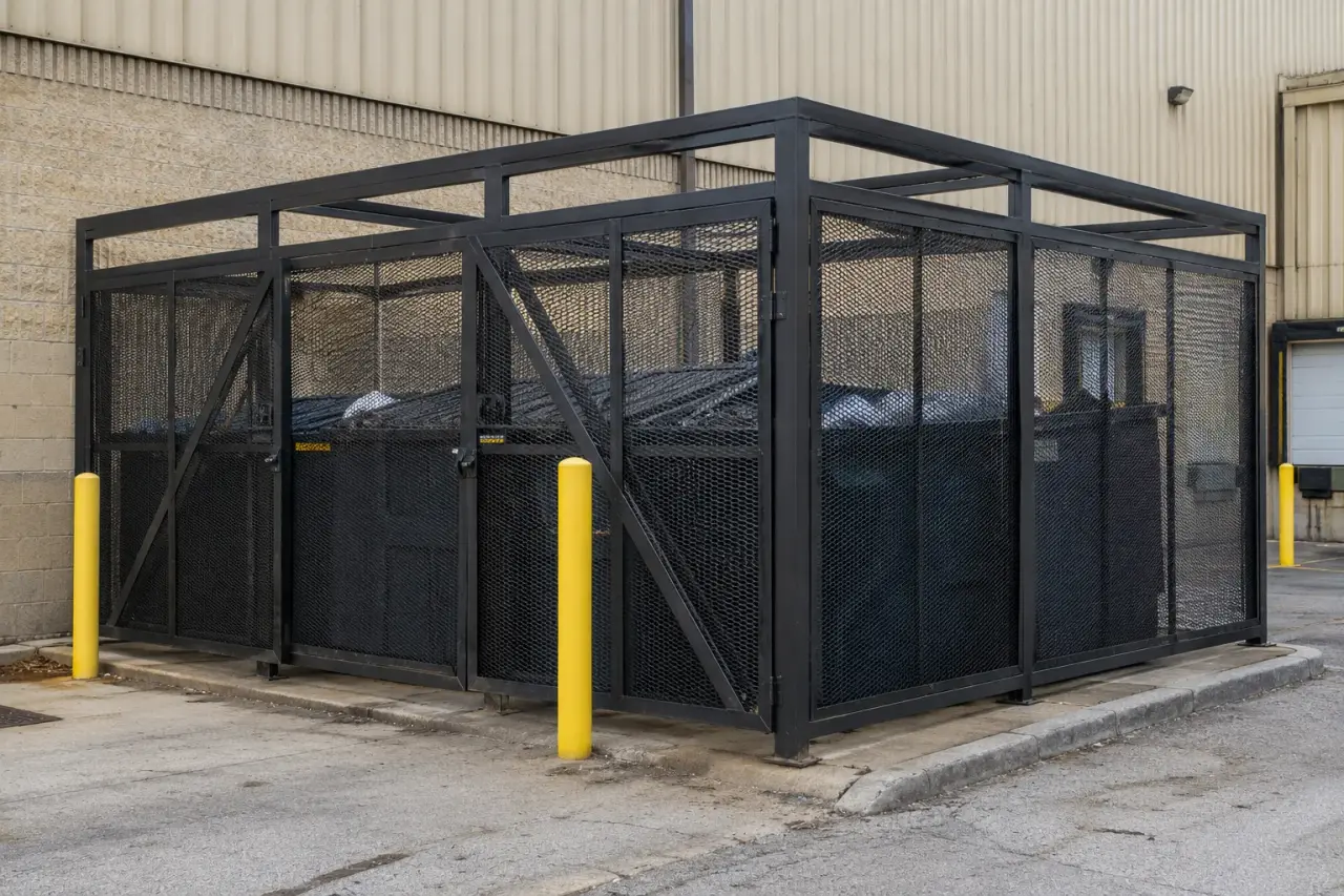 Completed Garbage Enclosures installation by The Grate Guys