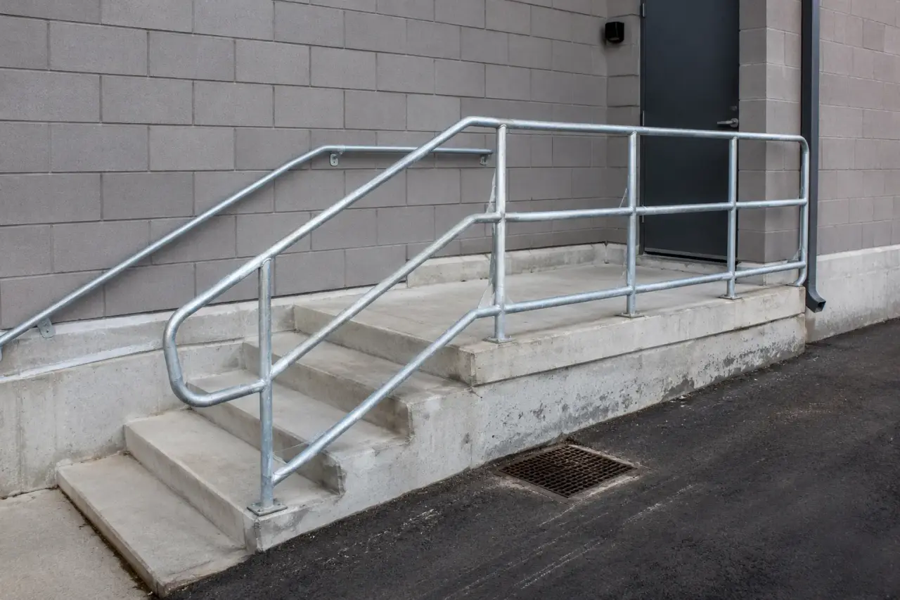 Completed Guardrail Systems installation in Milton by The Grate Guys