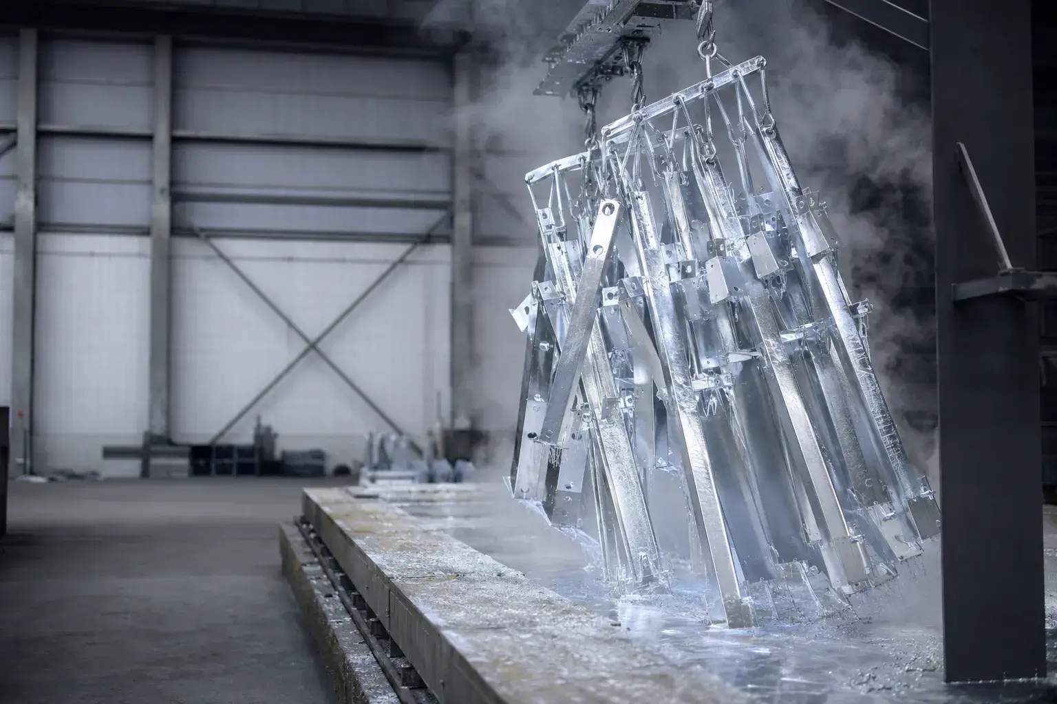 Hot-Dip Galvanizing, fabricated and installed by The Grate Guys